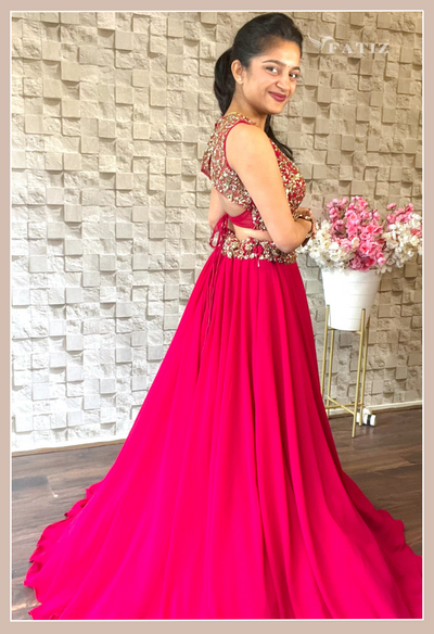 Scarlet Mini Lehenga