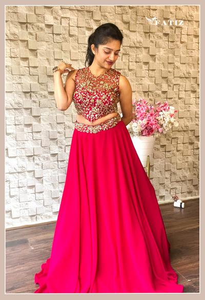 Scarlet Mini Lehenga