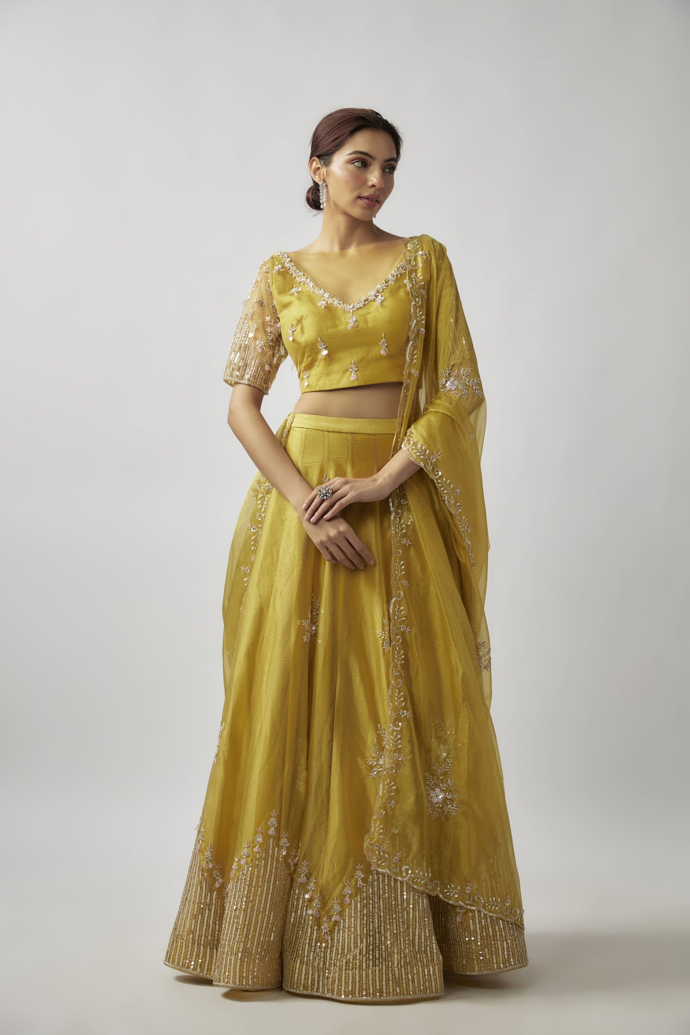 MEHR LEHENGA - YELLOW