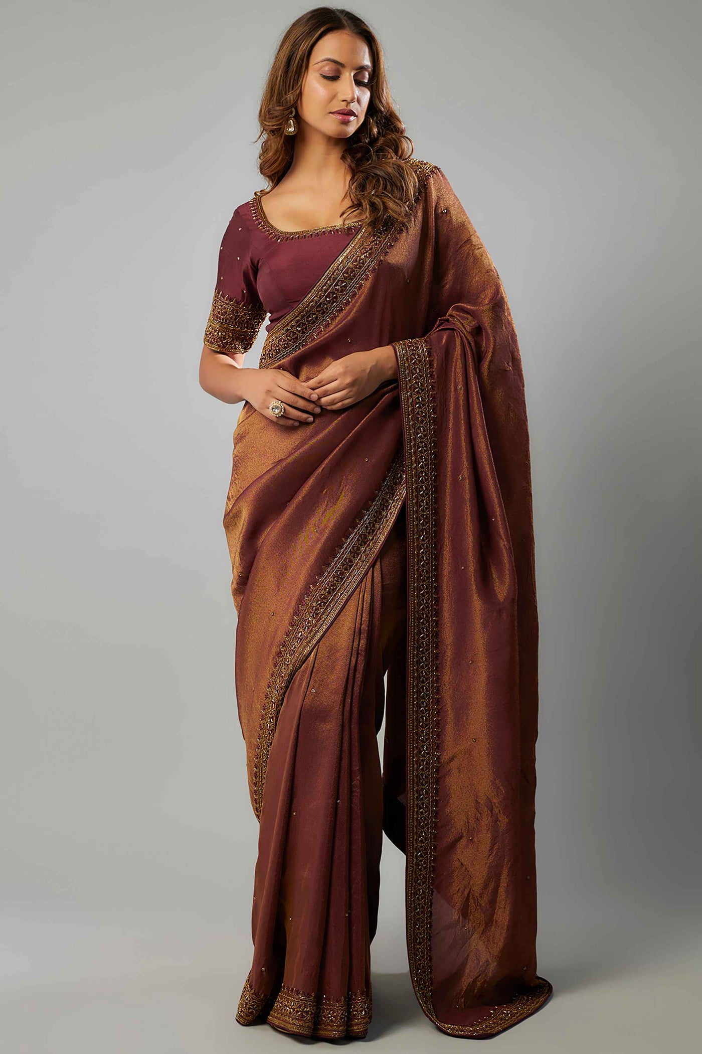 MAYURA SAREE- MAROON