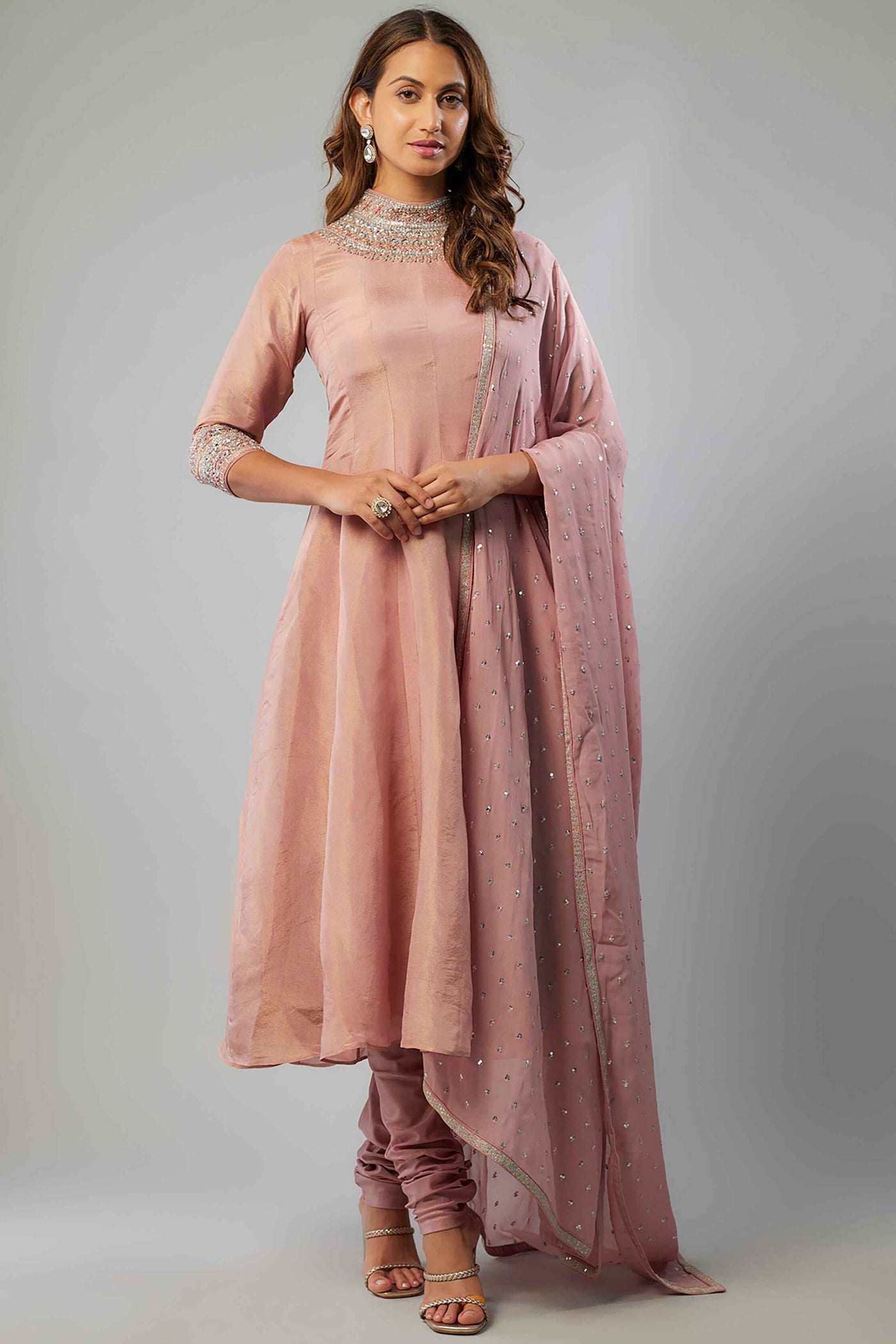 AMRUTHA SUIT- BLUSH PINK