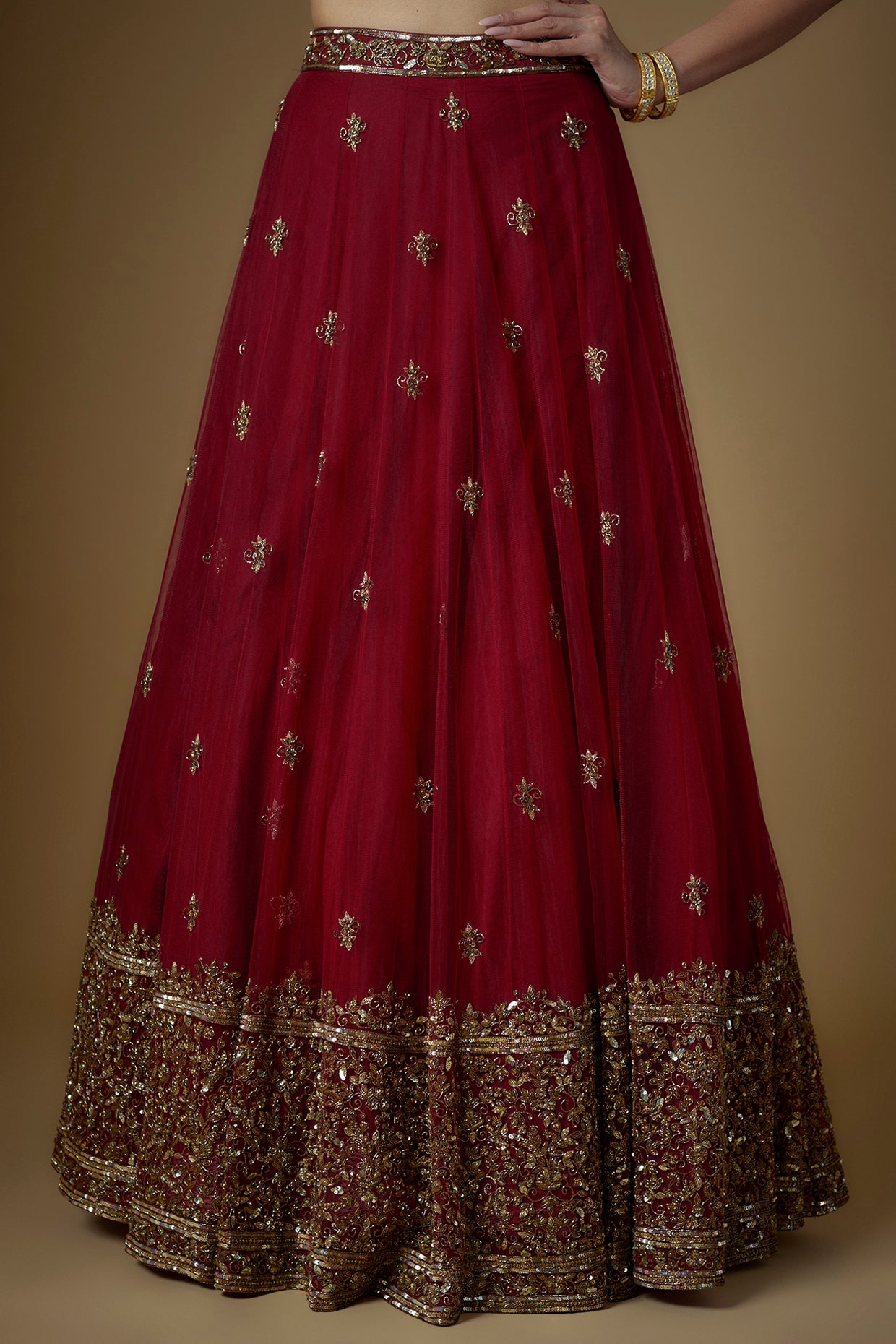 ROOYI PEPLUM LEHENGA