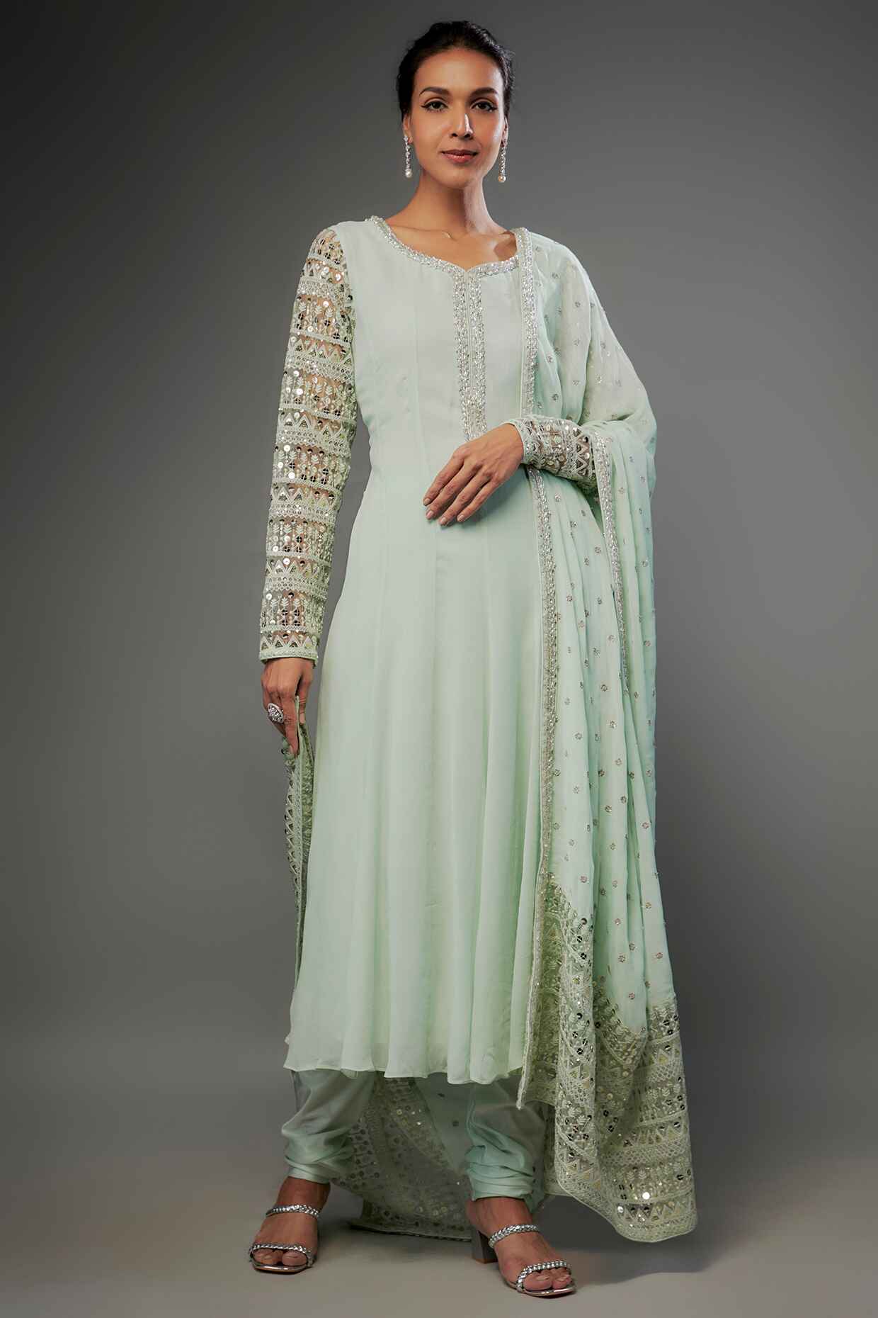 MEIRA SUIT - PASTEL GREEN