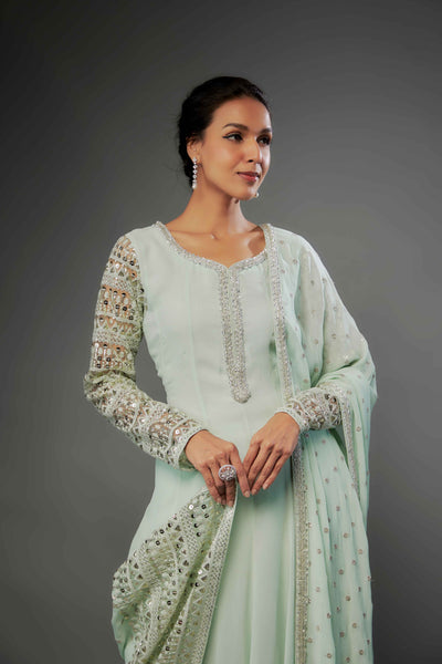 MEIRA SUIT - PASTEL GREEN