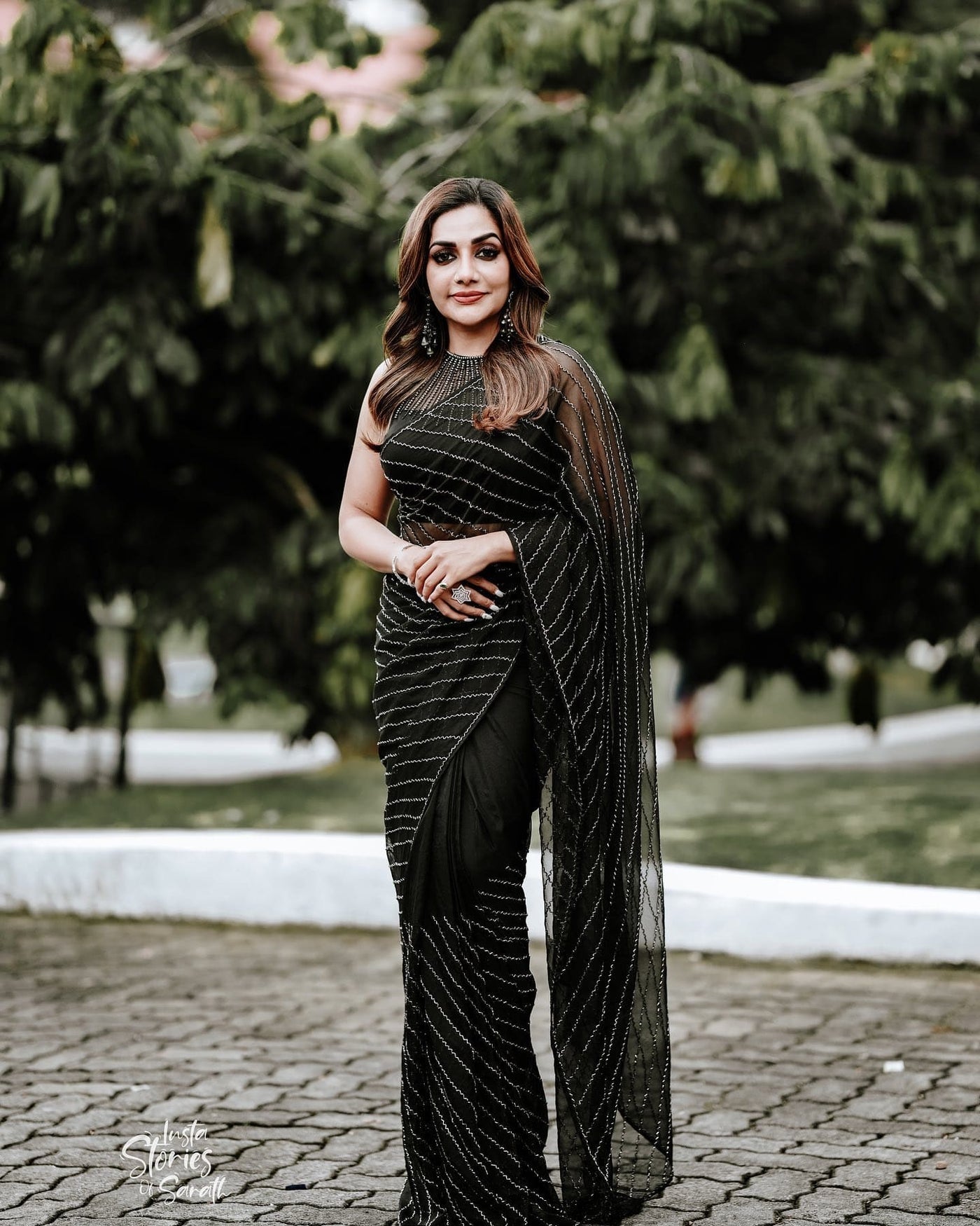 BLACK BERRY SAREE