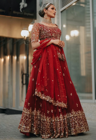 ROOYI PEPLUM LEHENGA