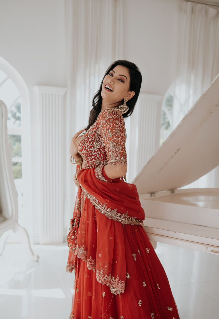 ROOYI PEPLUM LEHENGA