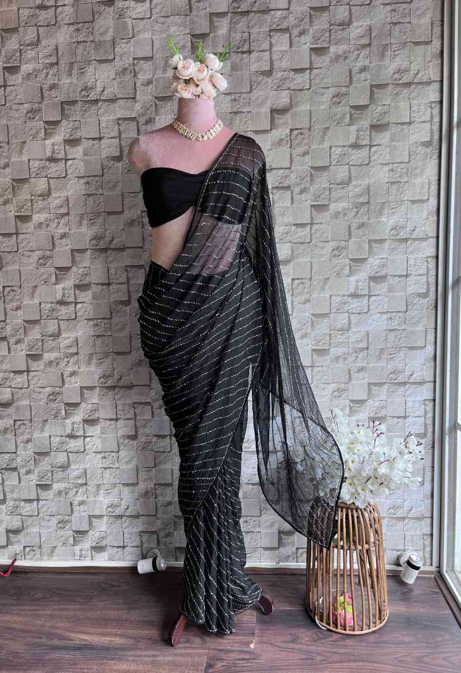 BLACK BERRY SAREE