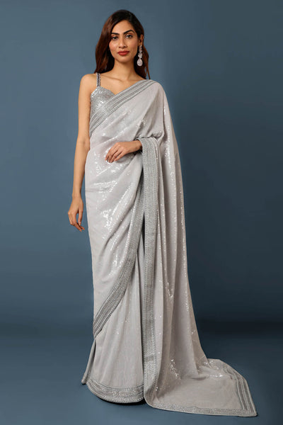 Rohini Sequin Saree