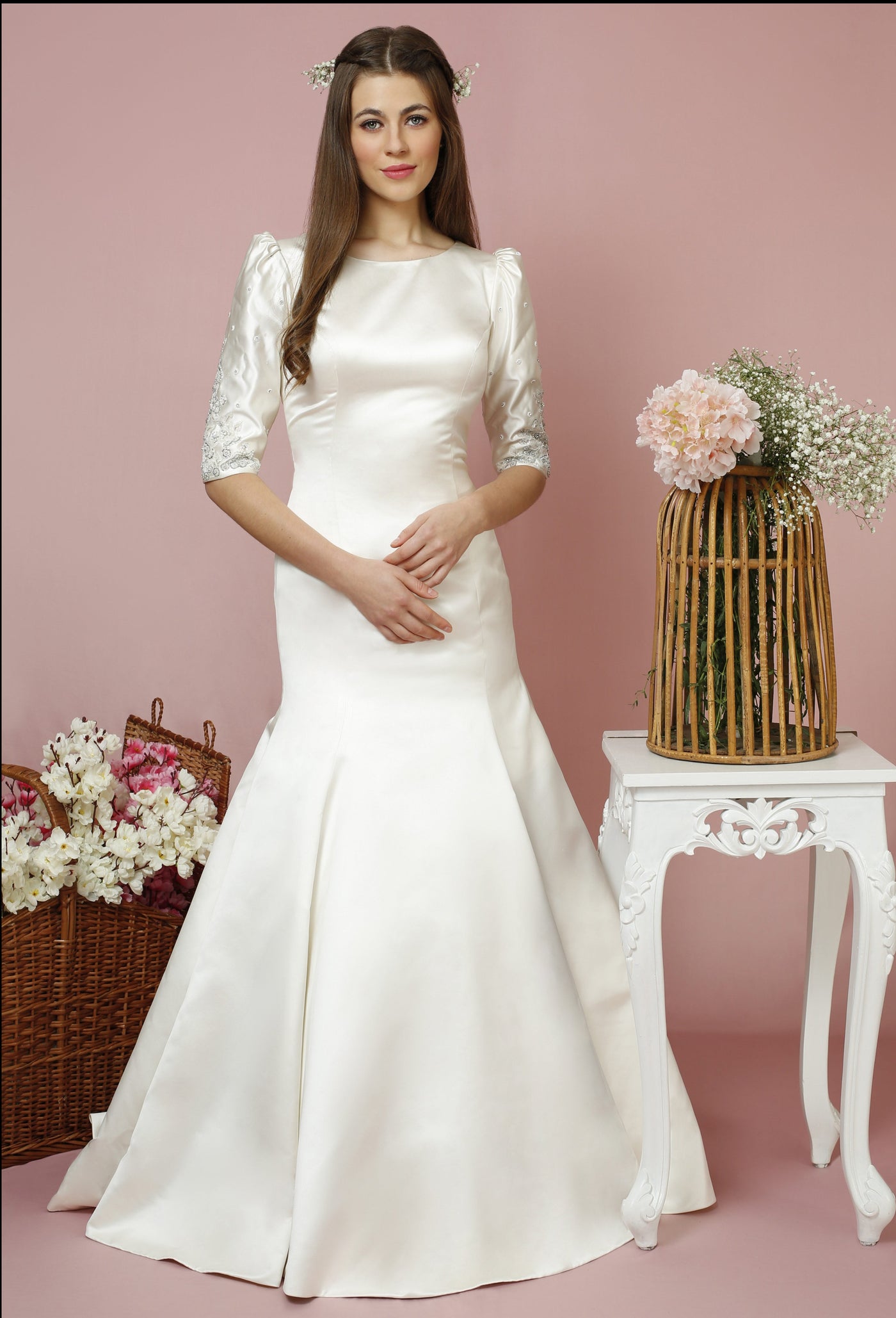 Anna - Satin Bridal Gown